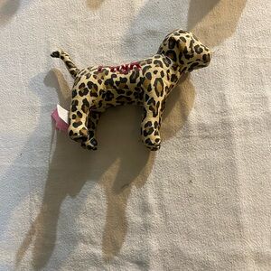 PINK Victoria's Secret Leopard Print  7” Plush Dog